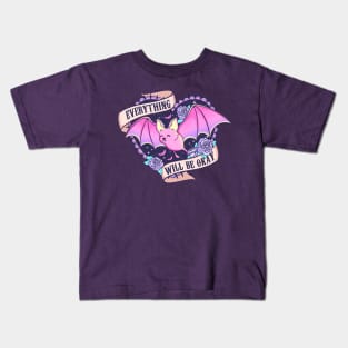 Womens Halloween everything will be ok Kids T-Shirt